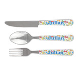Dinosaur Print Cutlery Set (Personalized)