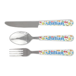 Dinosaur Print Cutlery Set (Personalized)