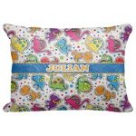 Dinosaur Print Decorative Baby Pillowcase - 16"x12" (Personalized)