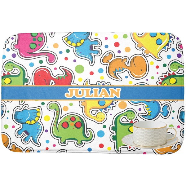 Dinosaur Print Dish Drying Mat