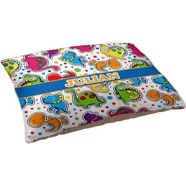 Dinosaur Print Dog Bed - Large