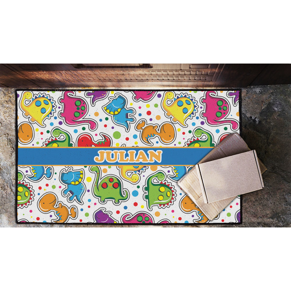 Dinosaur Print Door Mat - LIFESTYLE (Lrg)