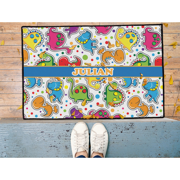 Dinosaur Print Door Mat - LIFESTYLE (Med)