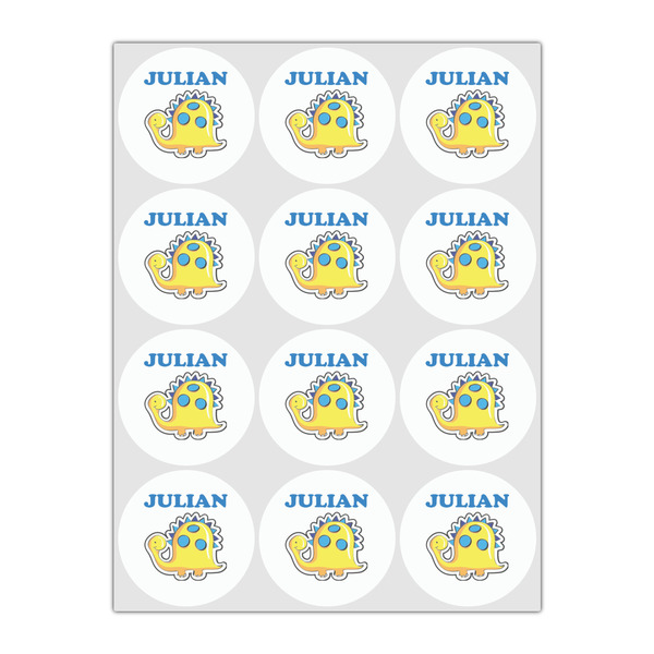 Dinosaur Print Drink Topper - Small - Set of 12