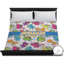 Dinosaur Print Duvet Cover - King (Personalized)