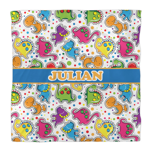 Dinosaur Print Duvet Cover - Queen - Front