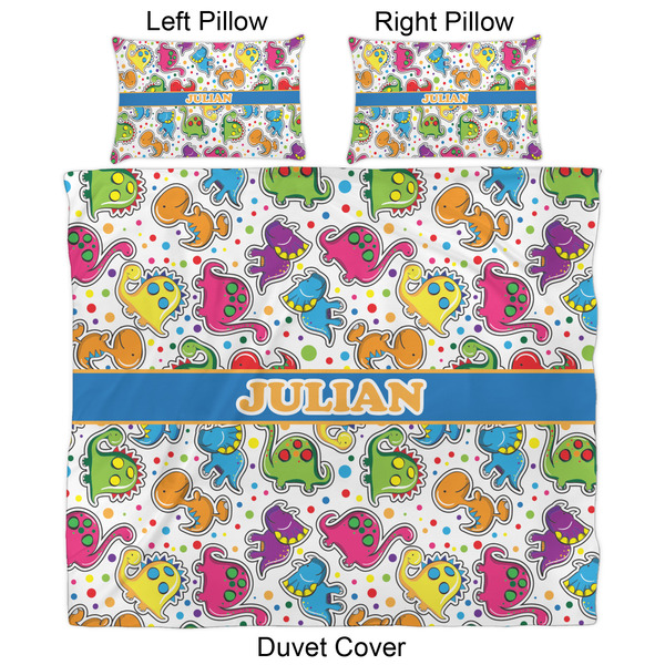 Dinosaur Print Duvet Cover Set - King - Approval