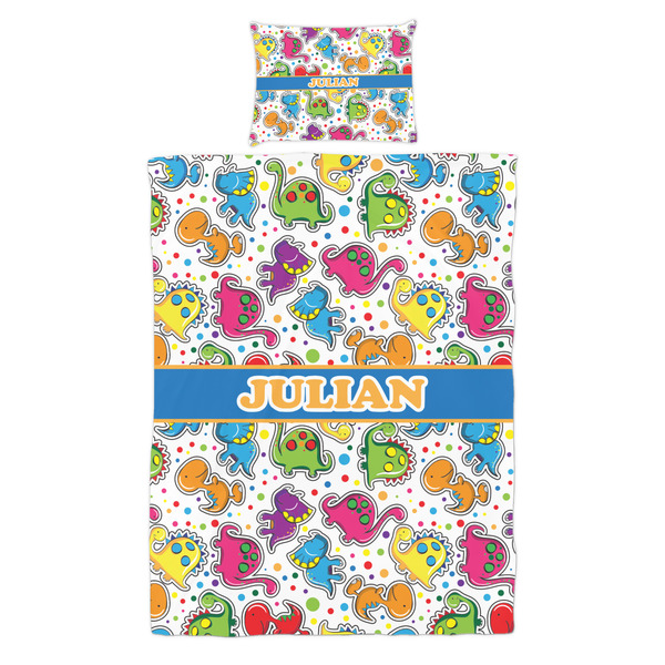 Dinosaur Print Duvet Cover Set - Twin - Alt Approval