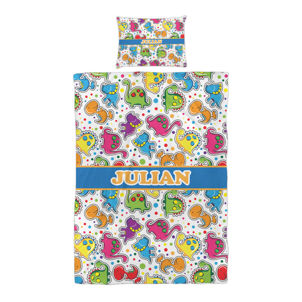 Dinosaur Print Duvet Cover Set - Twin XL - Alt Approval