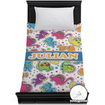 Dinosaur Print Duvet Cover - Twin (Personalized)