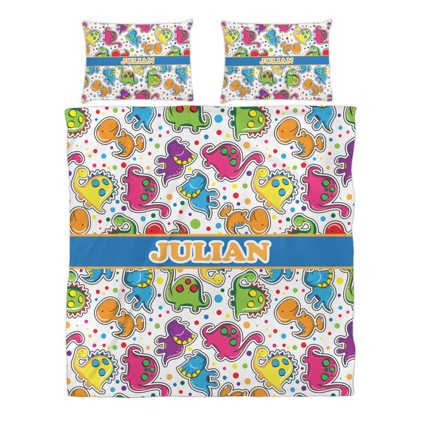 Dinosaur Print Duvet cover Set - Queen - Alt Approval