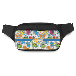 Dinosaur Print Fanny Pack - Modern Style (Personalized)