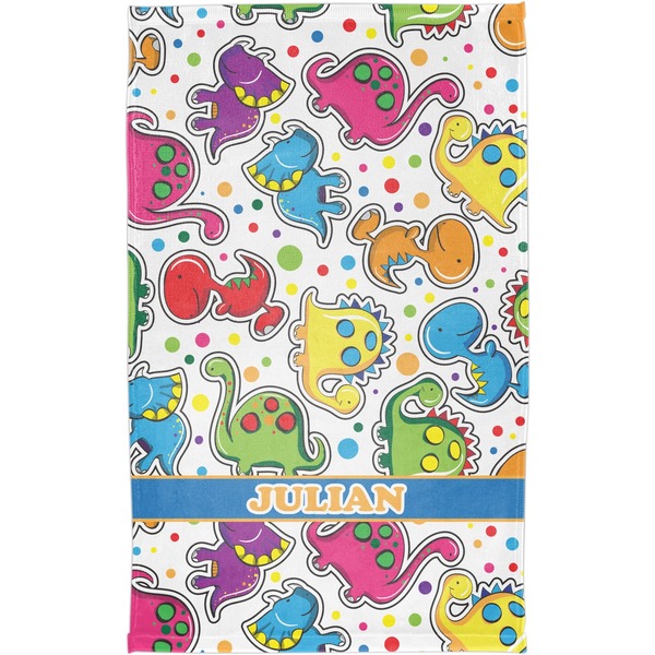 Dinosaur Print Finger Tip Towel - Full View