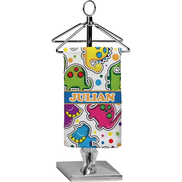 Custom Dinosaur Print Finger Tip Towel - Full Print (Personalized)