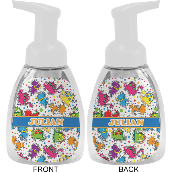 Dinosaur Print Foam Soap Bottle Approval - White