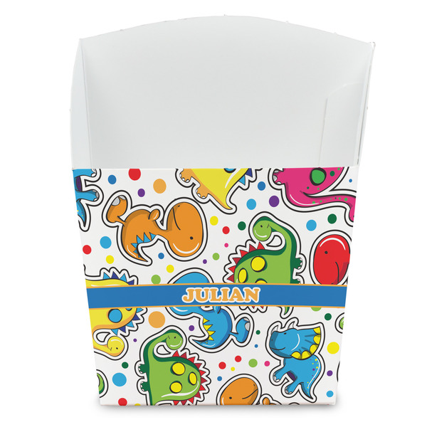 Custom Dinosaur Print French Fry Favor Boxes (Personalized)