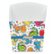 Dinosaur Print French Fry Favor Box - Front View