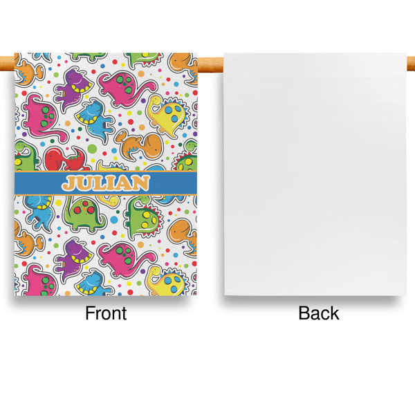 Dinosaur Print Garden Flags - Large - Single Sided - APPROVAL