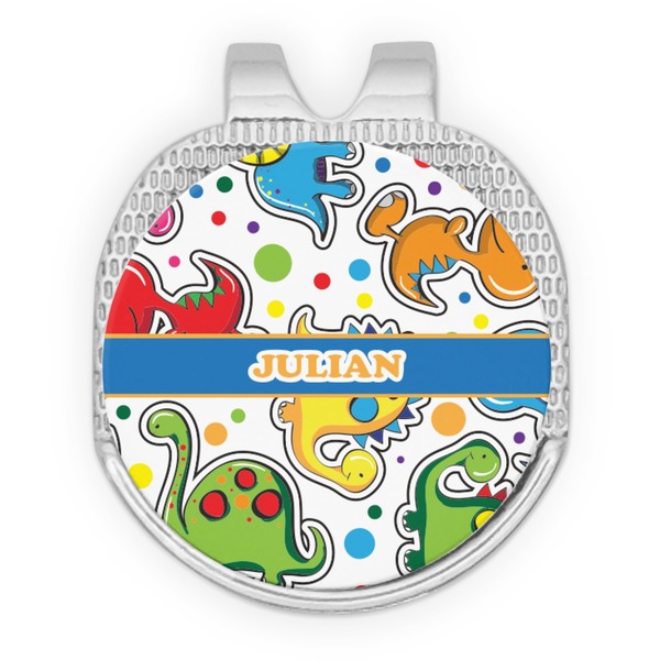 Dinosaur Print Golf Ball Hat Marker Hat Clip