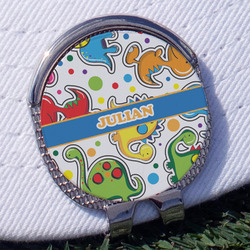 Dinosaur Print Golf Ball Marker - Hat Clip