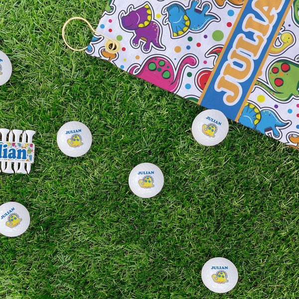 Dinosaur Print Golf Balls - Generic - Set of 12 - LIFESTYLE