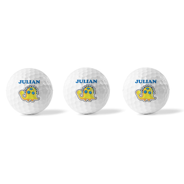 Dinosaur Print Golf Balls - Generic - Set of 3 - APPROVAL