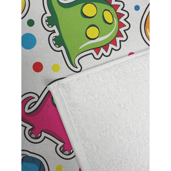 Dinosaur Print Golf Towel - Detail