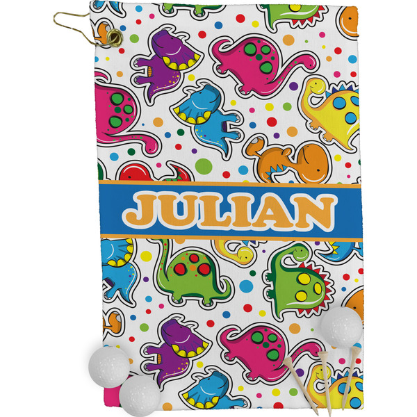 Dinosaur Print Golf Towel (Personalized)