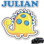 Dinosaur Print Graphic Car Decal (Personalized)