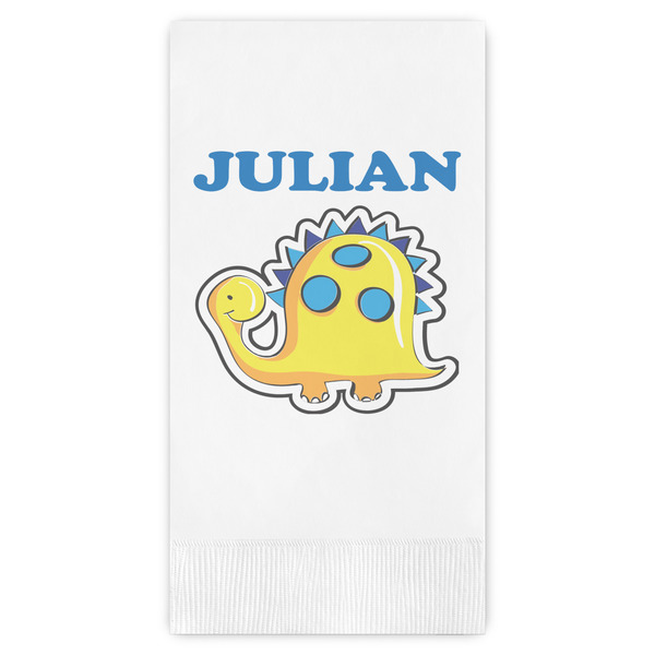 Custom Dinosaur Print Guest Paper Towels - Full Color (Personalized)