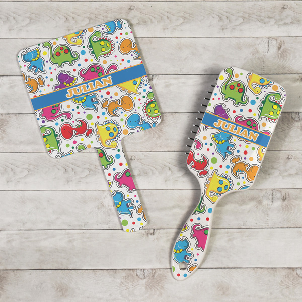 Dinosaur Print Hand Mirrors - In Context