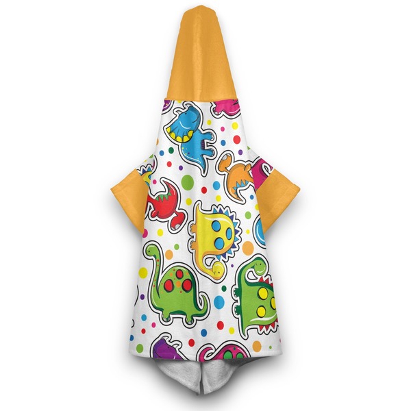 Dinosaur Print Hooded Towel - Hanging