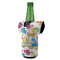 Dinosaur Print Jersey Bottle Cooler - ANGLE (on bottle)