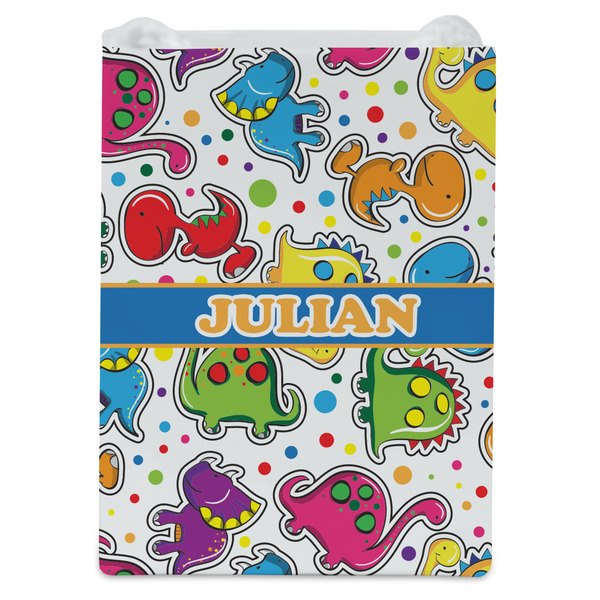 Dinosaur Print Jewelry Gift Bag - Gloss - Front
