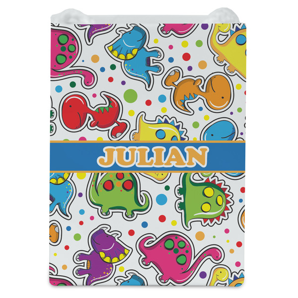 Dinosaur Print Jewelry Gift Bag - Matte - Front