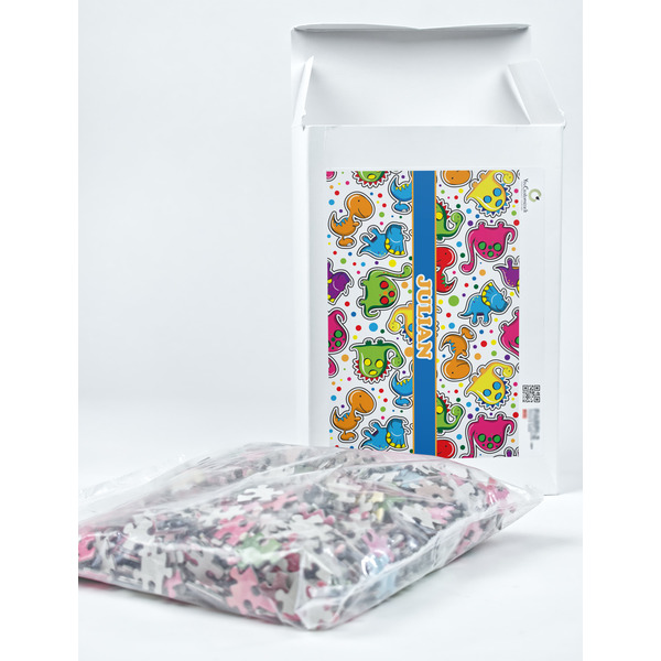 Dinosaur Print Jigsaw Puzzle 1014 Piece - Box