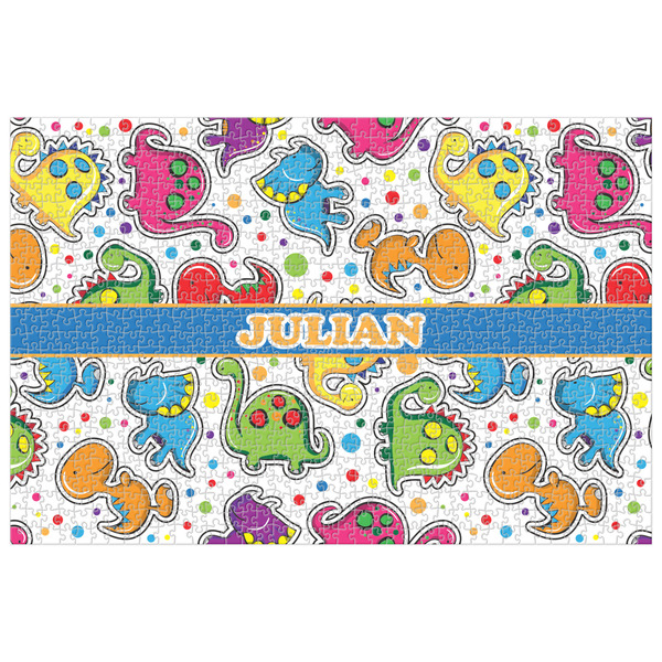 Custom Dinosaur Print Jigsaw Puzzle - 1000-piece (Personalized)