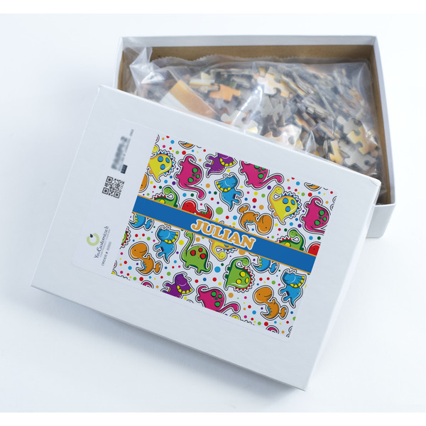 Dinosaur Print Jigsaw Puzzle 252 Piece - Box