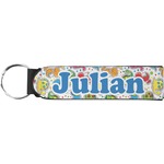 Dinosaur Print Neoprene Keychain Fob (Personalized)