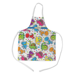 Dinosaur Print Kid's Apron - Medium (Personalized)