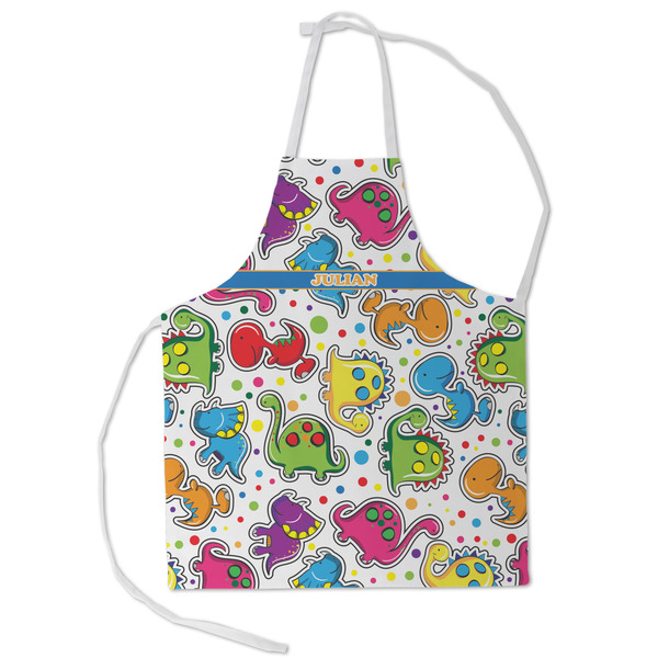 Custom Dinosaur Print Kid's Apron - Small (Personalized)