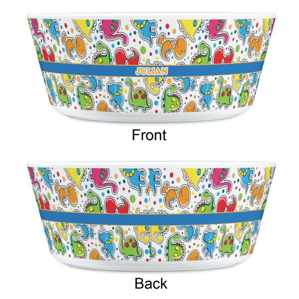 Dinosaur Print Kids Bowls - APPROVAL