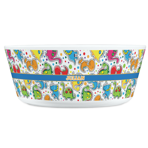 Dinosaur Print Kids Bowls - FRONT