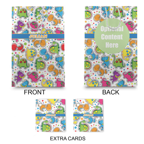 Dinosaur Print Large Gift Bag - Approval