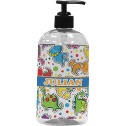 Dinosaur Print Plastic Soap / Lotion Dispenser (Personalized)