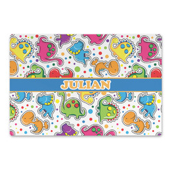 Dinosaur Print Large Rectangle Car Magnet (Personalized)
