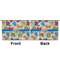 Dinosaur Print Large Zipper Pouch Approval (Front and Back)