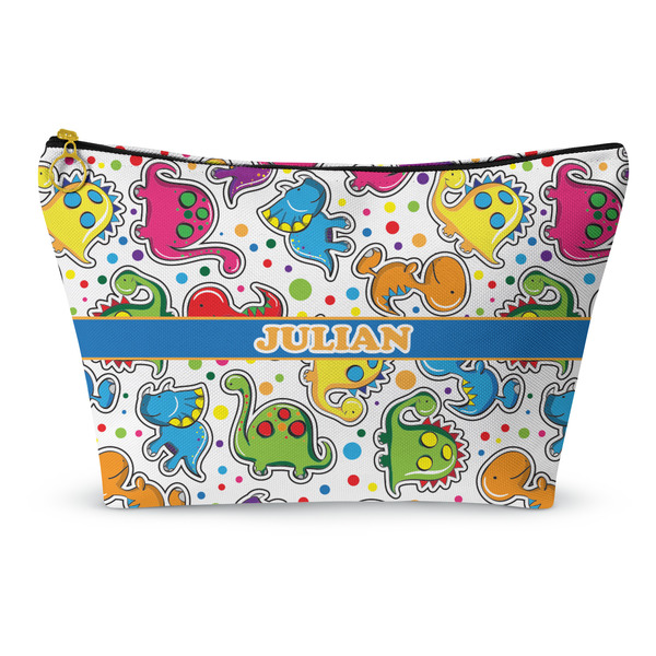 Custom Dinosaur Print Makeup Bag - Small - 8.5"x4.5" (Personalized)