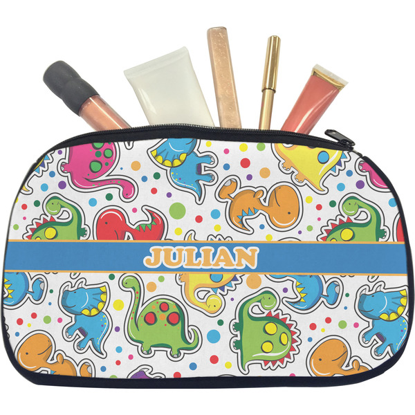 Dinosaur Print Makeup Bag Medium