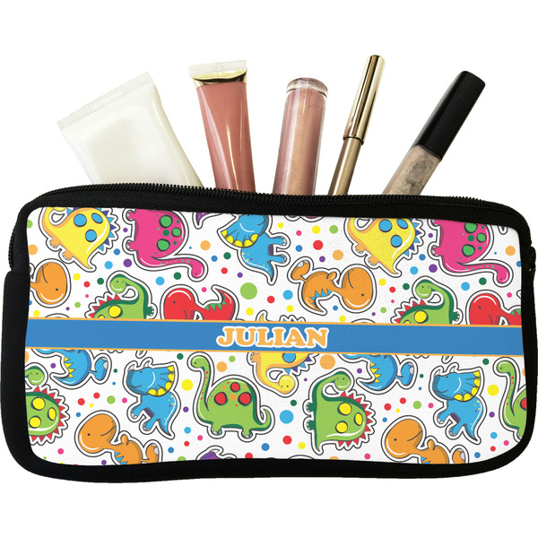 Custom Dinosaur Print Makeup / Cosmetic Bag (Personalized)
